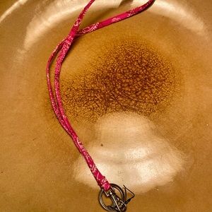 Vera Bradley Lanyard RETIRED Stamped Paisley